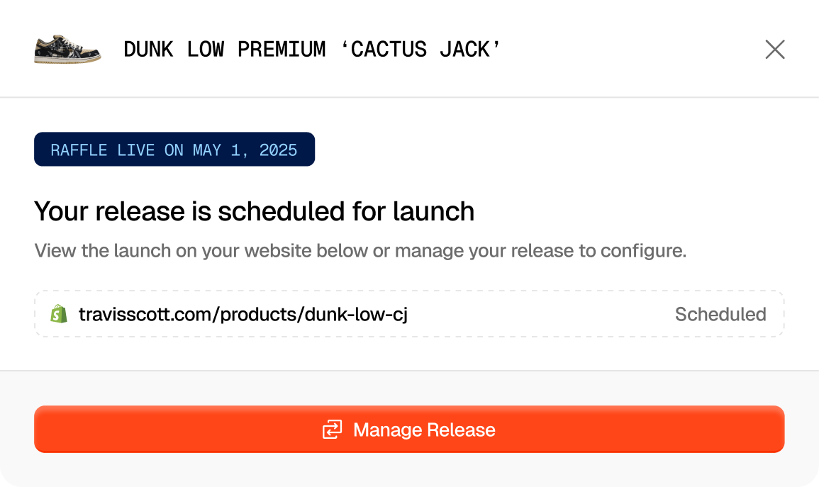 SuperSwipe Release Management Interface